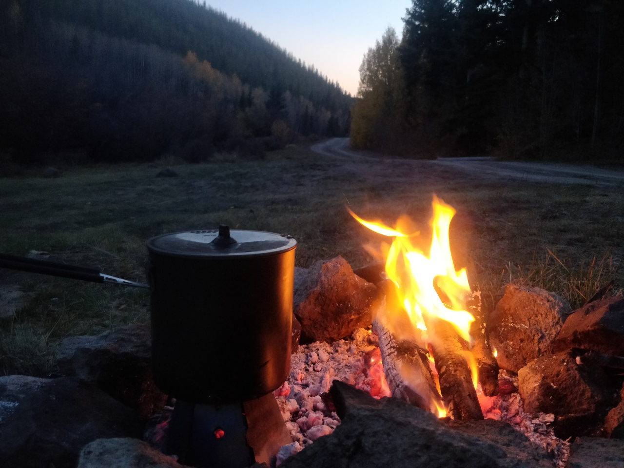 cooking fire
